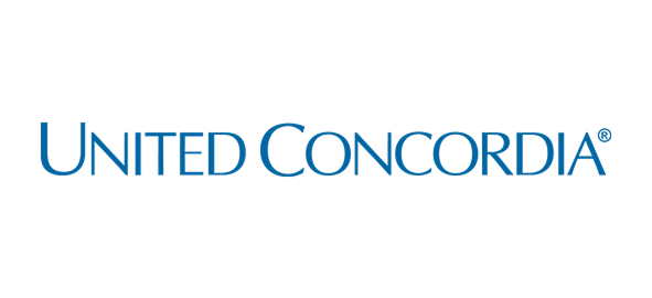 United Concordia logo in blue text on white background