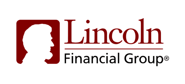 Lincoln Financial Group logo featuring stylized profile silhouette and company name text.